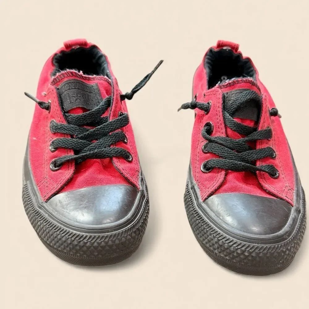 Converse Red & Black Sneakers